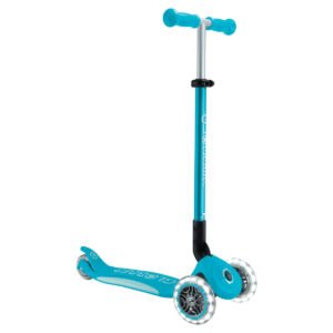 GLOBBER ELITE LIGHTS SCOOTER AQUA