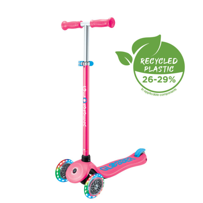442-610-4.1 GLOBBER PRIMO PLUS LIGHTS SCOOTER FUCHSIASKY BLUE in UAE