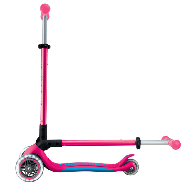 GLOBBER PRIMO FOLDABLE PLUS LIGHTS SCOOTER FUCHSIASKY BLUE in UAE - view 2