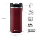 Aladdin Mocca Thermavac LeakLock SS Mug 035L Burg Red in UAE - view 3