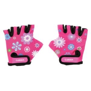 GLOBBER TODDLER GLOVES DEEP PINKFLOWERS