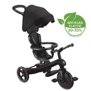 GLOBBER EXPLORER TRIKE TRICYCLE 4 in 1 BLACK