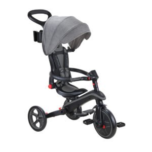 GLOBBER FOLDABLE EXPLORER TRIKE TRICYCLE 4 in 1 GREY