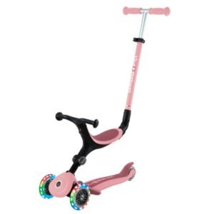 GLOBBER GOUP ACTIVE LIGHTS SCOOTER DEEP PASTEL PINK