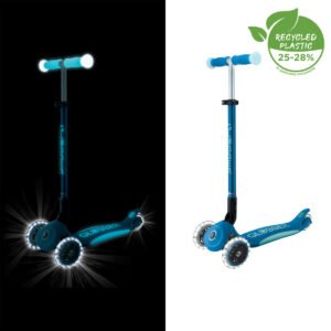 GLOBBER ELITE GLOW LIGHTS SCOOTER PATROL BLUE