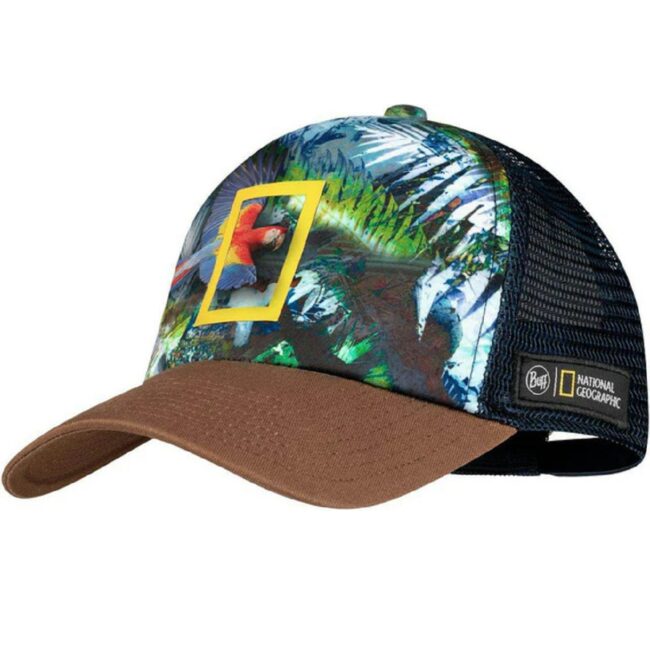 BF1253825553.1 Buff Trucker Cap Scarlett Macaw LXL SS22 in UAE