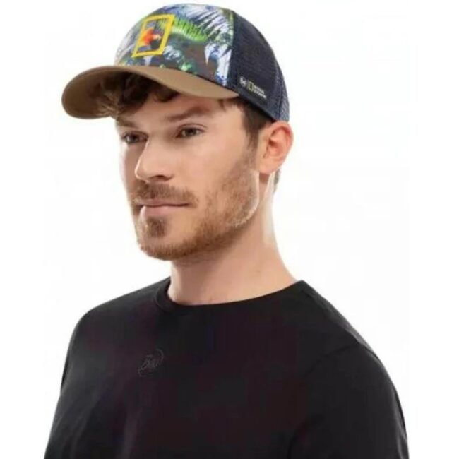 BF1253825553.2 Buff Trucker Cap Scarlett Macaw LXL SS22 in UAE - view 2