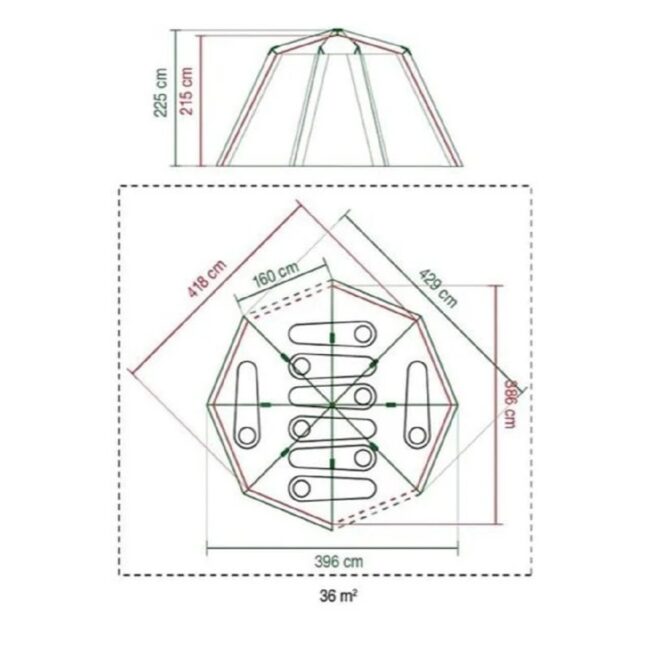 Coleman Tent Octagon BlackOut in UAE - view 4