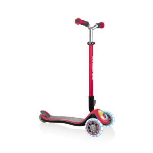 GLOBBER ELITE PRIME LIGHTS SCOOTER NEW RED
