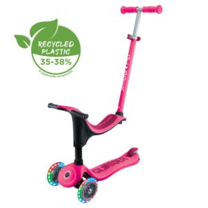 GLOBBER GOUP SPORTY LIGHTS SCOOTER NEW RED