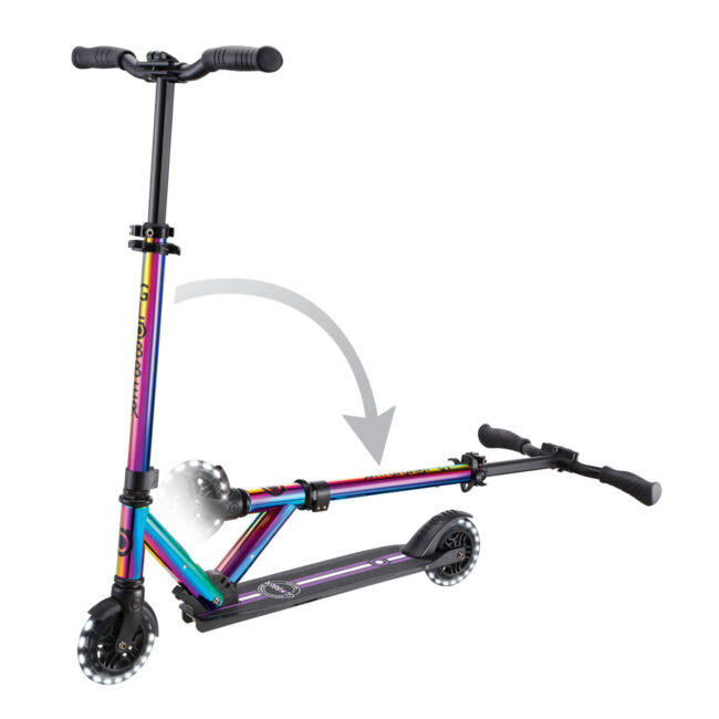 GLOBBER FLOW ELEMENT LIGHTS SCOOTER NEOCHROME in UAE - view 4