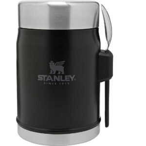 Stanley CLA 414ml 14oz Vac Food Jar Spork MBlack