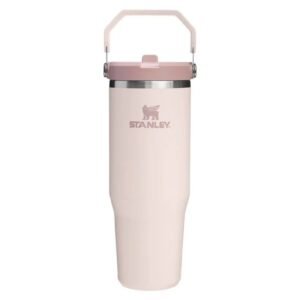Stanley Ice Flow GO 890ml30oz Flip Straw Wtr Btl Rose Quartz