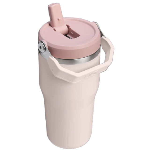 Stanley Ice Flow GO 590ml20oz Flip Straw Wtr Btl Rose Quartz in UAE - view 2