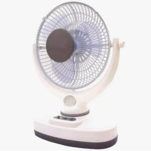 UTec Tornado ACDC 2 Speed Oscillating Fan WBuiltin LED Emergy Light