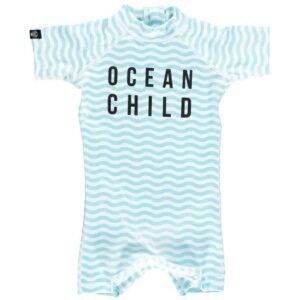 Beach Bandits Ocean Child Baby Swimsuit Short Sleeve