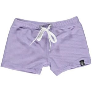 Beach Bandits Lavender Ribbed Swimshort