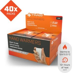 Thaw 40 Pair Large Disposable Hand Warmers