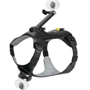 Insta360 GO 3 GO 3S Pet Harness Mount Snapin Collar and Back Mount for Cats and Dogs Adjustable Breathable Lightweight Soft Rubber base design for comfort Medium Size
