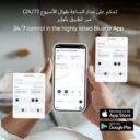 BLUEAIR InvisibleMist H35i Air Humidifier 360 Design Touchscreen Interface Air and Water Purifier up to 48Hrs Smart Filter Monitoring for HomeOffice Use Up to 500 sqf Room size White in UAE - view 5