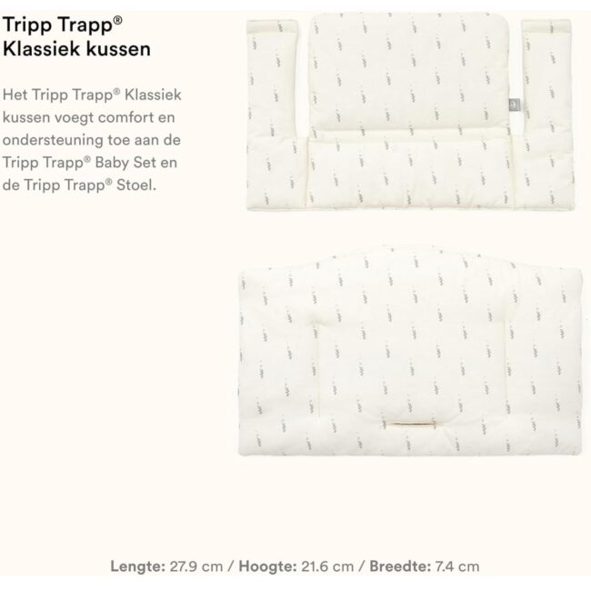 7040351003803.4 Stokke Tripp Trapp Classic Cushion Wheat Cream in UAE - view 4