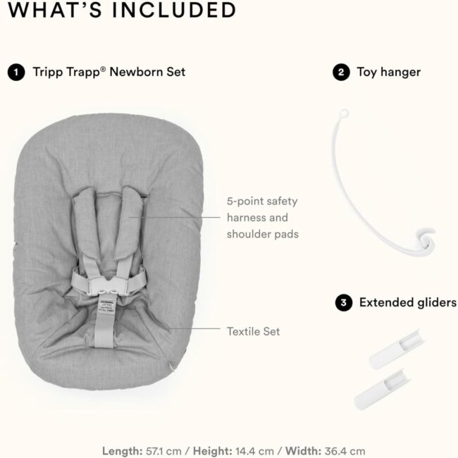 Stokke Tripp Trapp Newborn Set Grey in UAE - view 4