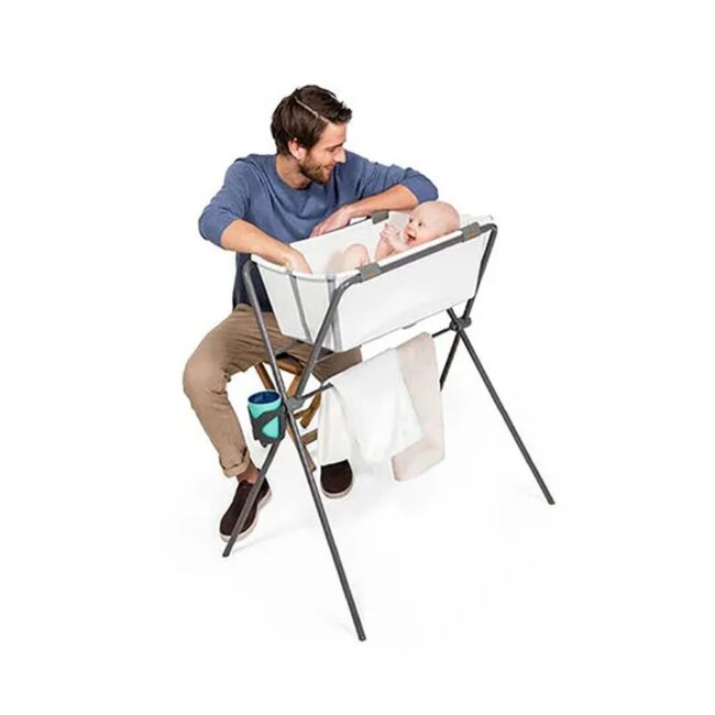 7040355387008.5 Stokke Flexi Bath Stand Grey in UAE - view 4