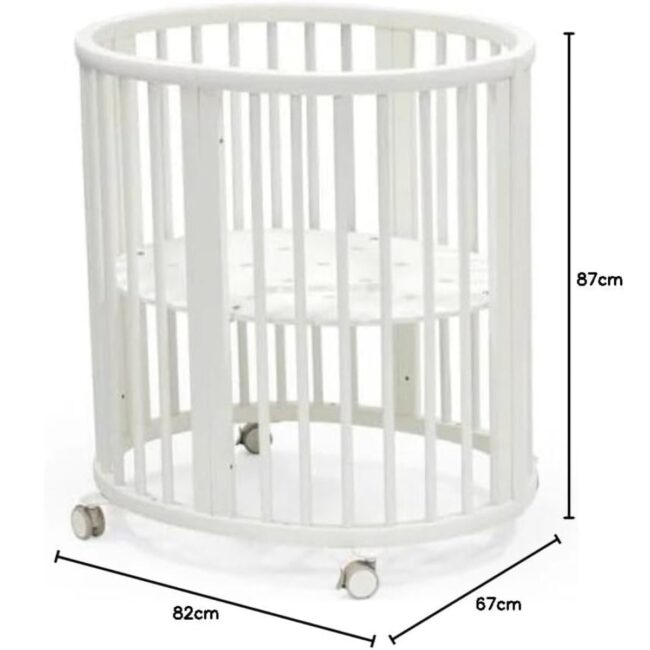 7040355913023.3 Stokke Sleepi Mini White in UAE - view 2