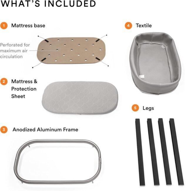 7040356296026.5 Stokke Snoozi Graphite Grey in UAE - view 4