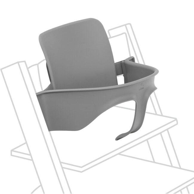 7040356500048.1 Stokke Tripp Trapp Baby Set V2 Storm Grey in UAE