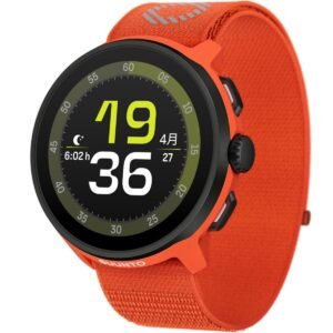 Suunto RUN Stainless Steel Watch Lightweight 46mm HD AMOLED Screen Digital Crown 12 Days Battery Life 4GB Offline Music Control Heart Rate StepsSleep Tracking GPS 34 Sports Mode Orange