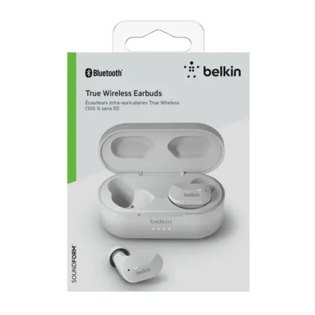 7458837925973 Belkin SOUNDFORM True Wireless Earbuds White in UAE - view 3