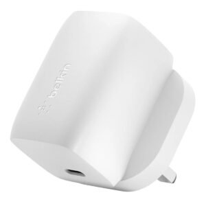 Belkin BOOST CHARGE PRO USBC GaN Wall Charger 60 Watts Charger for Apple iPhone 1211 Pro Max1211 Pro1212 MiniXRXS Max88 Plus iPadiPad Pro MacBook AirPro other USBC Devices White