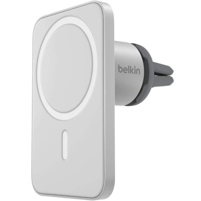 745883818297.4 Belkin Car Vent Mount PRO with MagSafe Air Vent Holder for iPhone 12 Pro Max 12 Pro 12 12 Mini Landscape or Portrait Mode Apple MagSafe Compatible in UAE