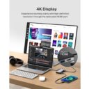 Belkin CONNECT USBC 6in1 Multiport Hub HDMI 4K Ethernet Port SD Card Slot 100W USBC PD 30 2x USBA 30 5 Gbps Bandwidth for MacBook ProAir iPad Pro other USBC Devices in UAE - view 3