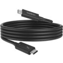 BELKIN Connect Thunderbolt 4 Cable 1M USBC to USBC Ultra HiSpeed 40Gbps Bandwidth Fast Charging 100W PD for MacBooks iPhones iPads and USBC devices Black in UAE
