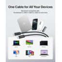 BELKIN Connect Thunderbolt 4 Cable 1M USBC to USBC Ultra HiSpeed 40Gbps Bandwidth Fast Charging 100W PD for MacBooks iPhones iPads and USBC devices Black in UAE - view 3