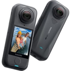 Insta360 X4 Air Standard Bundle Lightest 8K 360 Action Camera for Epic Adventures for Travel Sports Family Moments Vlogging Smooth Stable EasytoEdit Videos Anytime Anywhere Black