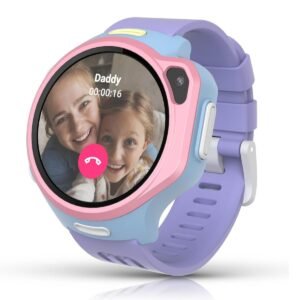 myFirst Fone R2 Kids Smartwatch 13 AMOLED Screen Video Calls Messaging RealTime GPS Tracking SOS Button Safety Alerts School Mode Works in 85 Countries for Ages 512 Cotton Candy Mix