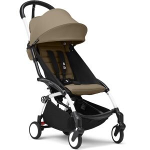 Stokke YOYO3 White Frame 6 Toffee Bundle