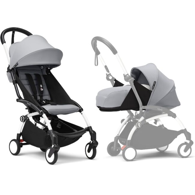 Stokke YOYO3 White Frame 0 6 Stone Bundle in UAE