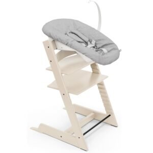 Stokke Tripp Trapp Chair Vanilla White Newborn Set Grey