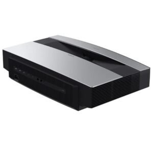 XGIMI AURA 4K UHD Ultra Short Throw Laser Projector 1800 ISO Lumens Up to 150 Screen Size Perfect for HomeOffice 4x 15W HarmanKardon Speakers Smart Screen Adjustment Space Grey