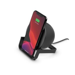 Belkin Boost Charge 10W Wireless Charging Stand Bluetooth Speaker Black