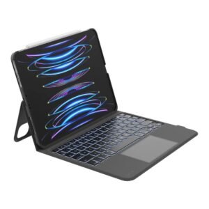 Belkin Everyday Keyboard Case w Cradle for iPad Pro 11 4321 Gen iPad Air 54 Gen 78 Keys Bluetooth Backlit Slim Lightweight Auto WakeSleep Long Battery English Keyboard Black