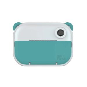 myFirst Camera Wi Instant Print Label Maker Kids Camera Print in 10 Secs WiFi Connect Dual Lens 6MP9MP12MP 1080P Video Recording 24 Color Display Portable Easy to Use Teal