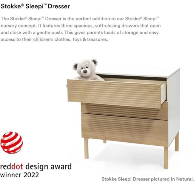 MR-583701.3 Stokke Sleepi Dresser 1 Of 2 White in UAE - view 5