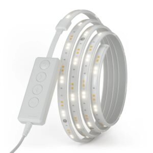 Nanoleaf Essentials Lighstrip MATTER Edition Starter Kit 2 Meters Smart LEDs for HomeOffice Color Changing RGBCW Dimmable BluetoothThread Enabled works with iOSAndroid UKUS Plug