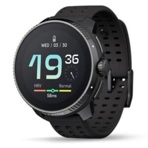 Suunto RACE STAINLESS Performance Watch HD AMOLED Screen Digital Crown Heart Rate Variability Racing Training Long Battery Offline Maps Dualband GPSGNSS 95 Sports Mode Planner All Black