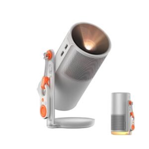XGIMI MOGO 4 BASIC SET Full HD Portable Projector 1x Filter 540 ANSI Lumens 360 Builtin Stand 25Hrs Movie Time 2x 6W HarmanKardon Speakers Google TV for HomeWorkCamping
